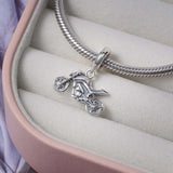 Dragonfly Charm Pendant Bead Family Love Bracelet Necklace Diy Women Jewelry