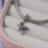 Dragonfly Charm Pendant Bead Family Love Bracelet Necklace Diy Women Jewelry