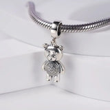 Dragonfly Charm Pendant Bead Family Love Bracelet Necklace Diy Women Jewelry