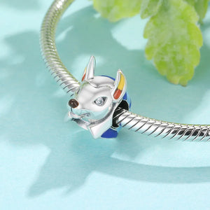 Egyptian Pharaoh Series Beads Pendant S925 Sterling Silver Bracelet DIY Access.