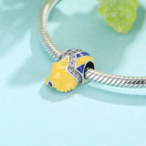 Egyptian Pharaoh Series Beads Pendant S925 Sterling Silver Bracelet DIY Access.