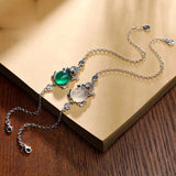 Golden Toad Ingot Bracelet Chinese Retro Silver Jewelry