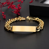 18K Bracelets for Men Women Jewelry Wedding Accessories