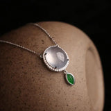 Diamond-Wrapped Ice Egg Balls Pendant