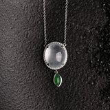 Diamond-Wrapped Ice Egg Balls Pendant