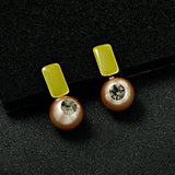 925 Silver Pearl Tide Earrings Light Versatile Fashion Jewelry