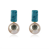 925 Silver Pearl Tide Earrings Light Versatile Fashion Jewelry