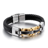 Men's Punk Retro Leather Bracelet