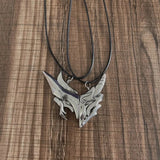 Mask Monster Couple Necklace Splicing Pendant Jewelry