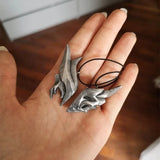 Mask Monster Couple Necklace Splicing Pendant Jewelry
