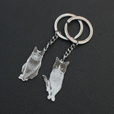 Personalized Pet Photo Keychain - Custom Picture Cat/Dog Birthday Souvenir