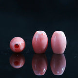 Pink Artificial Coral Cylinder Column Beads 5pcs B910