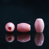 Pink Artificial Coral Cylinder Column Beads 5pcs B910