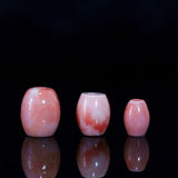 Pink Artificial Coral Cylinder Column Beads 5pcs B910