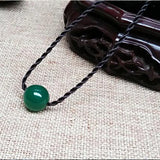 Polychromatic Agate Necklace Pendant Lady Short Couple Pendant