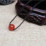 Polychromatic Agate Necklace Pendant Lady Short Couple Pendant