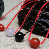 Polychromatic Agate Necklace Pendant Lady Short Couple Pendant