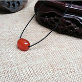 Polychromatic Agate Necklace Pendant Lady Short Couple Pendant