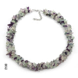 Natural Irregular Stone Necklace, 3 Rows