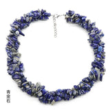 Natural Irregular Stone Necklace, 3 Rows