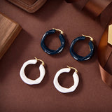 Geometric Resin Eardrop Party Earring