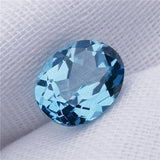 London Aquamarine Faceted Gemstone Beads for Jewelry Making