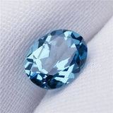 London Aquamarine Faceted Gemstone Beads for Jewelry Making