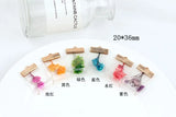 30pcs Flowers Shape Charms DIY Jewelry Earrings Pendants