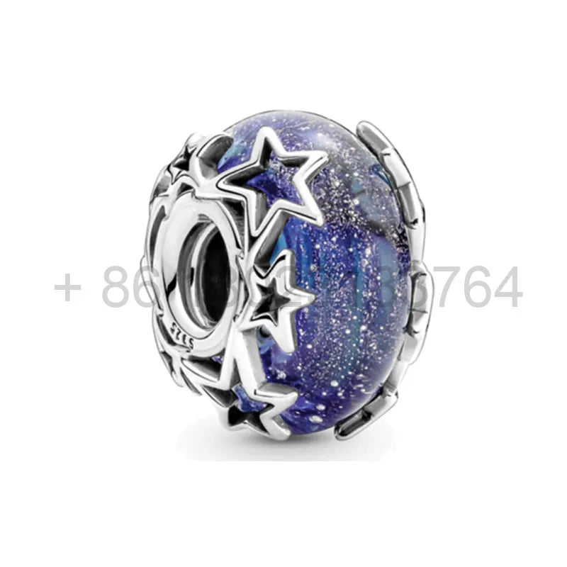 Bright Galaxy Series 925 Silver Beaded Bracelet for Women