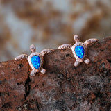 Aobao Turtle Earrings Beach Marine Life Accessories