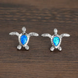 Aobao Turtle Earrings Beach Marine Life Accessories