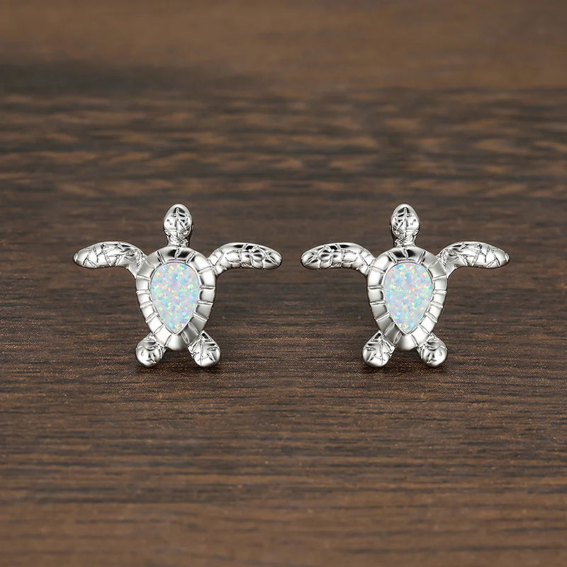 Aobao Turtle Earrings Beach Marine Life Accessories