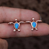 Aobao Turtle Earrings Beach Marine Life Accessories