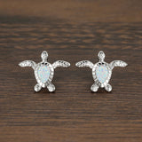 Aobao Turtle Earrings Beach Marine Life Accessories
