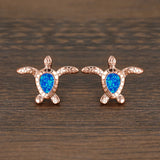 Aobao Turtle Earrings Beach Marine Life Accessories