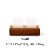 Solid Wood Earring Display Rack with Card Slot