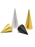 Metal Cone-Shaped Ring Holder Jewelry Stand Display Prop
