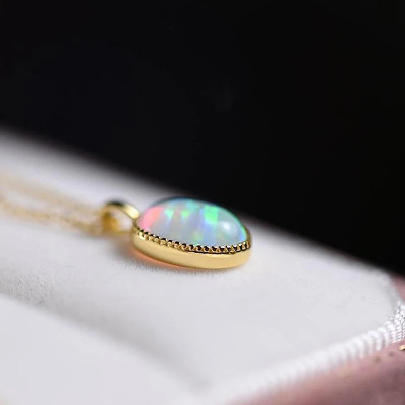 Silver Inlaid Colorful Sparkling Necklace Pendant