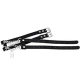 Harajuku Punk Double-Row Chain Lock Neck Necklace