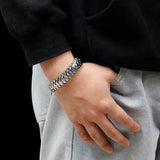 Punk Titanium Steel Bracelet - European and American Style