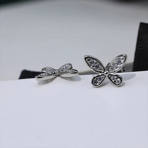 925 Sterling Silver Butterfly Earrings for Women