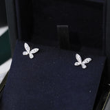 925 Sterling Silver Butterfly Earrings for Women