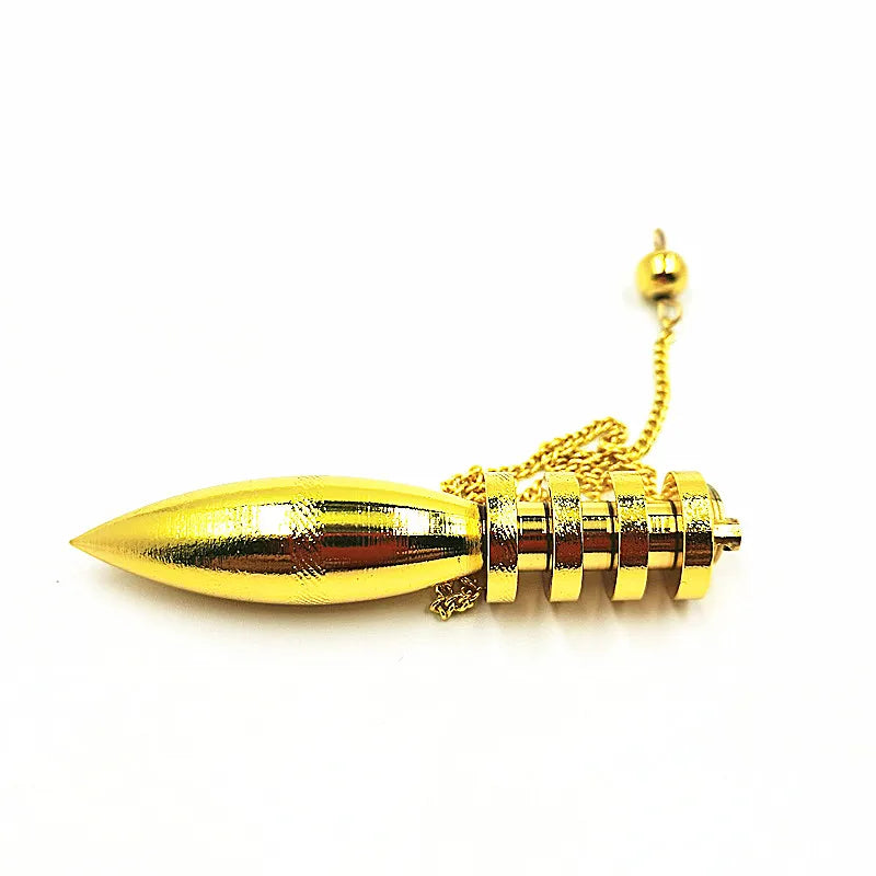 Brass Pendule Pendant Metal Cones Pendulum Clock Radiesthesia Witch
