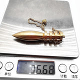 Brass Pendule Pendant Metal Cones Pendulum Clock Radiesthesia Witch