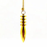 Brass Pendule Pendant Metal Cones Pendulum Clock Radiesthesia Witch