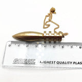 Brass Pendule Pendant Metal Cones Pendulum Clock Radiesthesia Witch