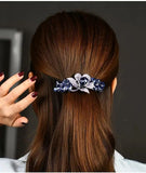 Purple Crystal Flower Hair Clip Rhinestone Spring Mother Hair Accessory
