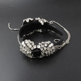 Crystal Floral Fringe Hair Accessories For Ladies Personality Catwalk
