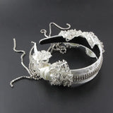 Crystal Floral Fringe Hair Accessories For Ladies Personality Catwalk