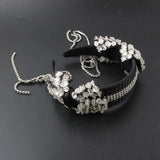 Crystal Floral Fringe Hair Accessories For Ladies Personality Catwalk